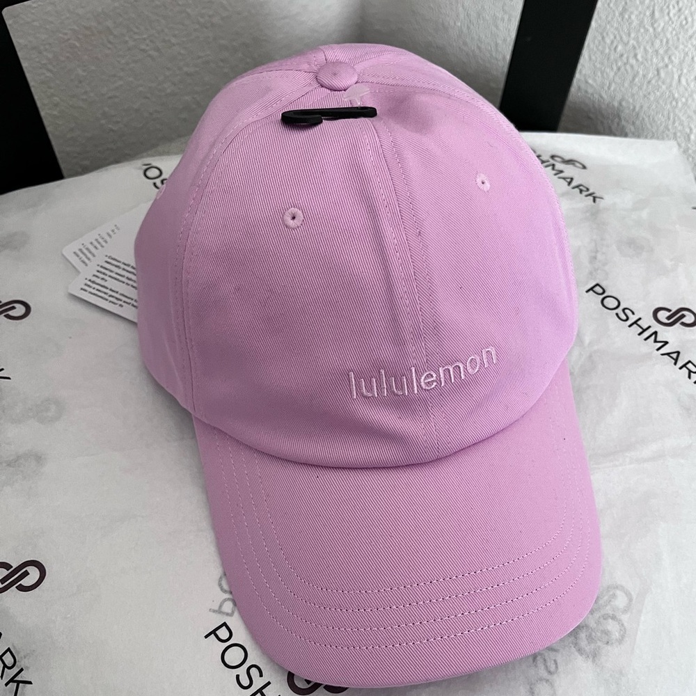 Lululemon NWT AUTHENTIC classic unisex *Wordmark Vitapink Ball Cap